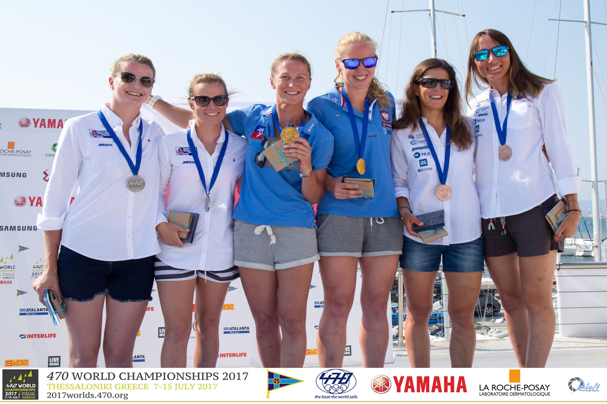 470 Women World Championship Medallists